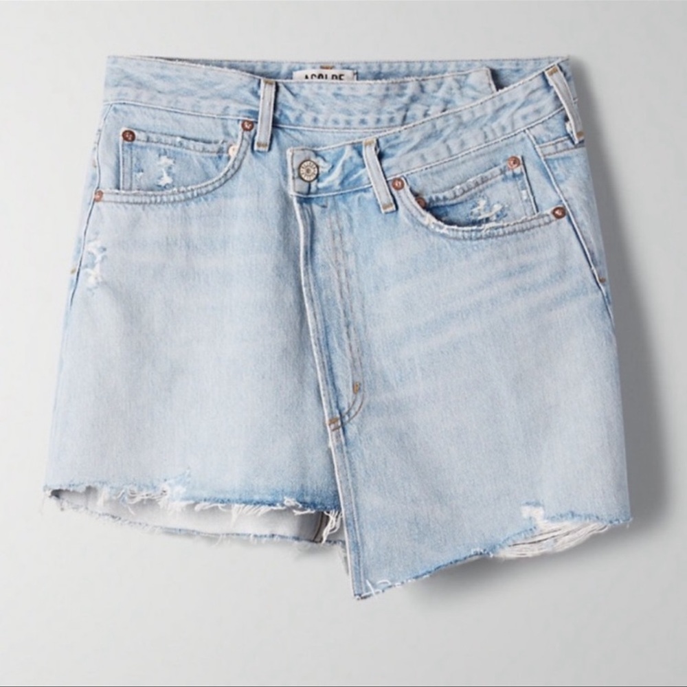 Agolde Criss cross skirt